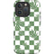 Marijuana Green Checkered iPhone 16 Pro Max Magsafe Impact Case