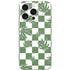 Marijuana Green Checkered iPhone 16 Pro Skin
