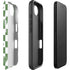 Marijuana Green Checkered iPhone 16e Impact Case