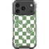 Marijuana Green Checkered iPhone 18 Pro Clear Case