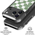 Marijuana Green Checkered iPhone 18 Pro Clear Case