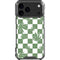 Marijuana Green Checkered iPhone 18 Pro Max Clear Case