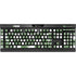 Marijuana Green Checkered K95 RGB PLATINUM Mechanical Gaming Keyboard Skin
