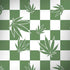 Marijuana Green Checkered MacBook Skins