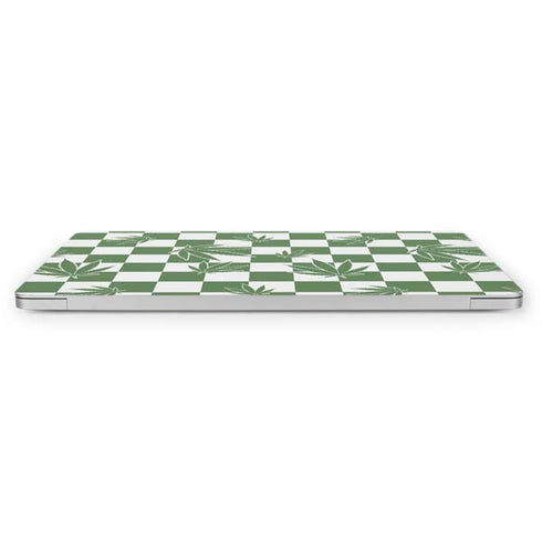 Marijuana Green Checkered Apple MacBook Pro 16-inch Skin