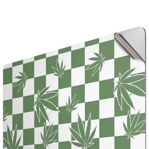 Marijuana Green Checkered Apple MacBook Pro 16-inch Skin