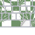 Marijuana Green Checkered Magic Keyboard Skin