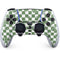 Marijuana Green Checkered PS5 DualSense Edge Pro Controller Skin