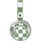Marijuana Green Checkered Surface Headphones Skin