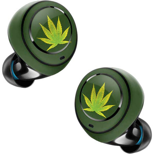 Marijuana Leaf Light Green Amazon Echo Buds Skin