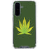 Marijuana Leaf Light Green Galaxy A36 5G Clear Case