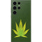 Marijuana Leaf Light Green Galaxy Skins