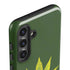 Marijuana Leaf Light Green Galaxy S25 Impact Case