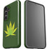 Marijuana Leaf Light Green Galaxy S25 Impact Case