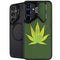 Marijuana Leaf Light Green Galaxy S24 Plus Kickstand Case