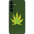 Marijuana Leaf Light Green Galaxy S25 Plus Skin