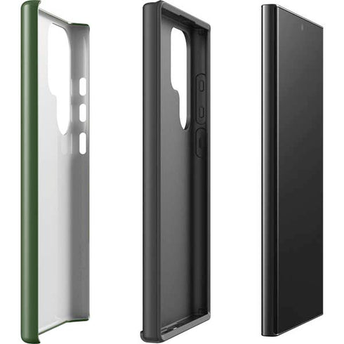 Marijuana Leaf Light Green Galaxy S25 Ultra Impact Case