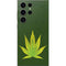 Marijuana Leaf Light Green Galaxy S25 Ultra Skin