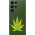 Marijuana Leaf Light Green Galaxy S25 Ultra Skin