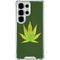 Marijuana Leaf Light Green Galaxy S25 Ultra Clear Case