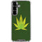 Marijuana Leaf Light Green Galaxy S26 Clear Case