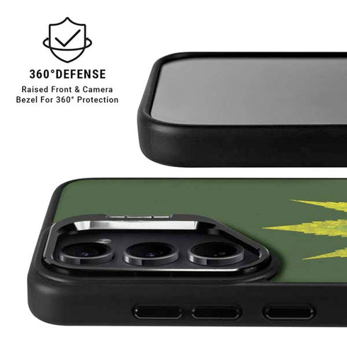 Marijuana Leaf Light Green Galaxy S26 Kickstand Case