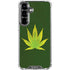 Marijuana Leaf Light Green Galaxy S26 Plus Clear Case