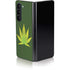 Marijuana Leaf Light Green Galaxy Z Fold5 5G Skin