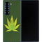 Marijuana Leaf Light Green Galaxy Z Fold6 Skin