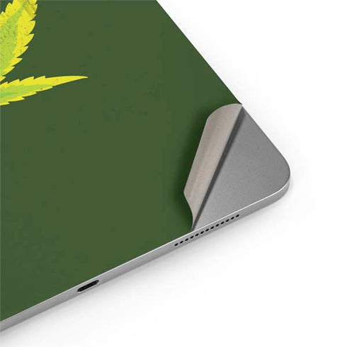 Marijuana Leaf Light Green Apple iPad Air Skin