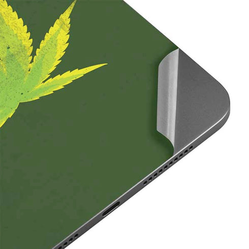 Marijuana Leaf Light Green Apple iPad Mini Skin