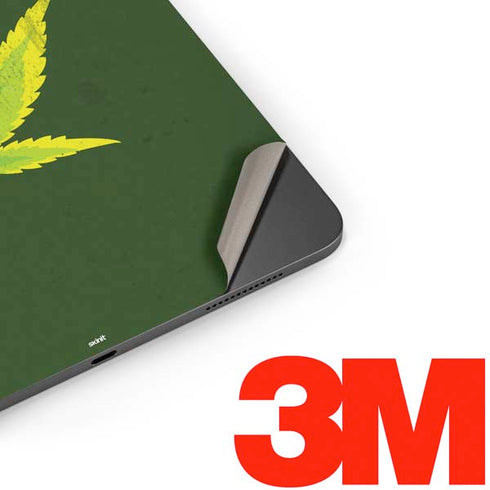 Marijuana Leaf Light Green Apple iPad Pro Skin