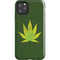 Marijuana Leaf Light Green iPhone Cases