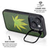 Marijuana Leaf Light Green iPhone 14 Kickstand Case