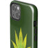 Marijuana Leaf Light Green iPhone 15 Impact Case