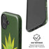 Marijuana Leaf Light Green iPhone 16 Magsafe Impact Case