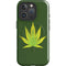 Marijuana Leaf Light Green iPhone 16 Pro Magsafe Impact Case