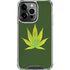 Marijuana Leaf Light Green iPhone 16 Pro Max Clear Case