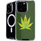 Marijuana Leaf Light Green iPhone 16 Pro Max MagSafe Case