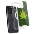 Marijuana Leaf Light Green iPhone 16 Pro Max MagSafe Case