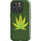 Marijuana Leaf Light Green iPhone 16 Pro Max Magsafe Impact Case