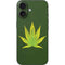 Marijuana Leaf Light Green iPhone 16 Skin