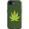 Marijuana Leaf Light Green iPhone 16e Impact Case