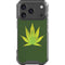 Marijuana Leaf Light Green iPhone 18 Pro Clear Case