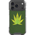 Marijuana Leaf Light Green iPhone 18 Pro Clear Case