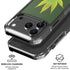 Marijuana Leaf Light Green iPhone 18 Pro Clear Case