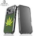 Marijuana Leaf Light Green iPhone 18 Pro Clear Case