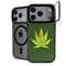 Marijuana Leaf Light Green iPhone 18 Pro Kickstand Case
