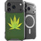 Marijuana Leaf Light Green iPhone 18 Pro MagSafe Case