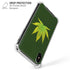 Marijuana Leaf Light Green iPhone X/XS Clear Case